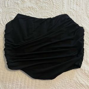 Black Strapless Corset Top